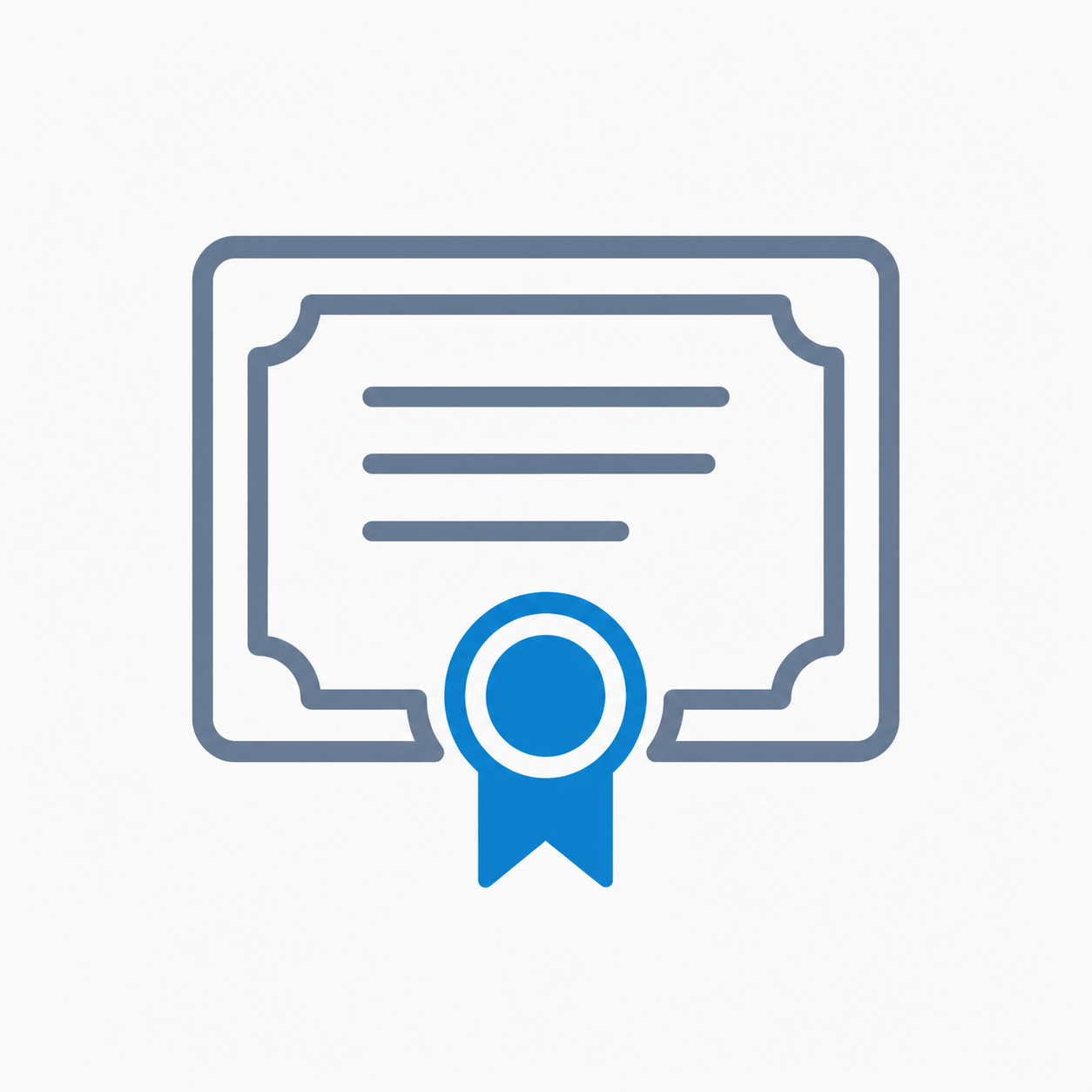 Icon Zertifikat